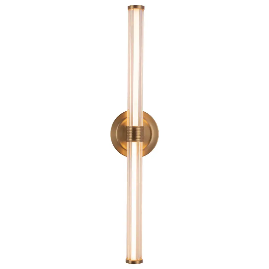 Elsie 24-Inch Wall/Vanity Light in Brushed Gold - Image 1