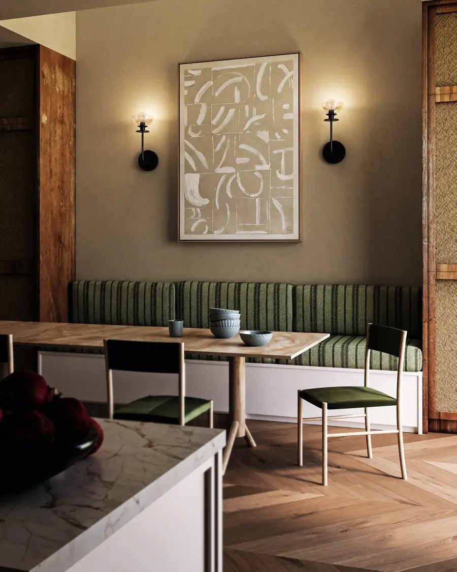 Elegant 5-Light Vanity with Sinuous Metal & Dome Glass Design - Image 2