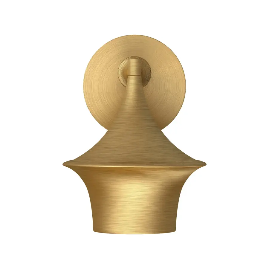 Emiko 7-Inch Wall/Vanity Light in Brushed Gold - Image 3