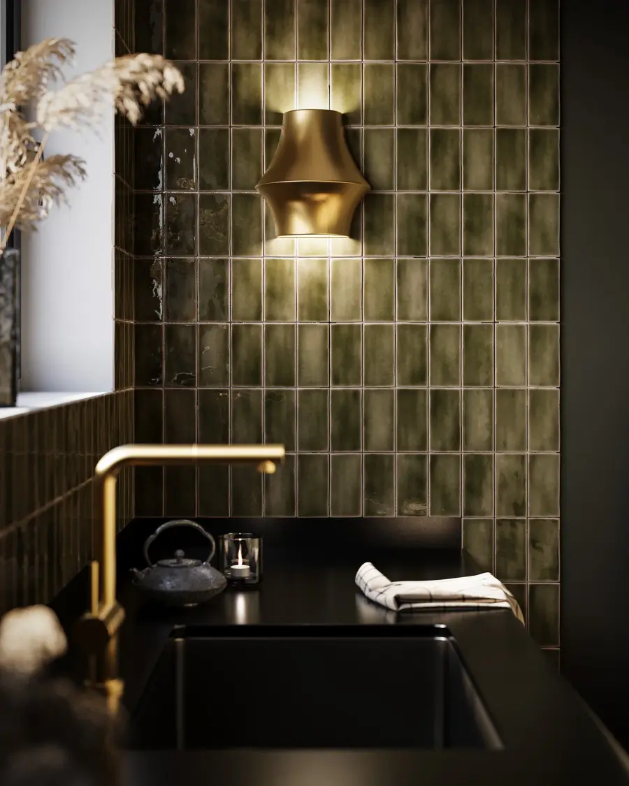 Emiko 10-Inch Wall/Vanity Light in Brushed Gold - Image 2