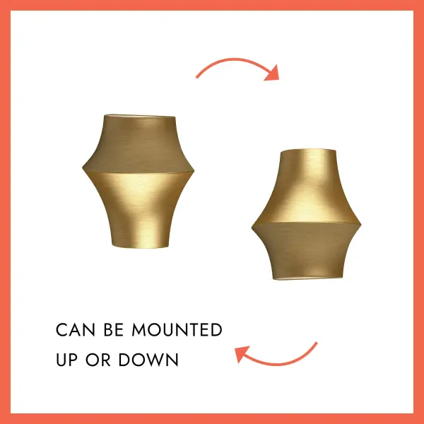 Emiko 10-Inch Wall/Vanity Light in Brushed Gold - Image 6