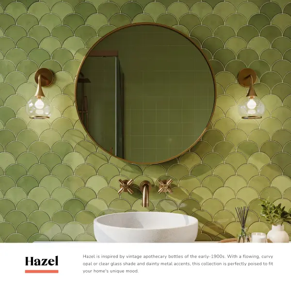 Hazel 6-Inch Wall/Vanity Light in Matte Black with Clear Glass - Image 14
