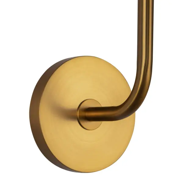 Plisse 7-Inch Wall Sconce in Aged Gold - Image 5