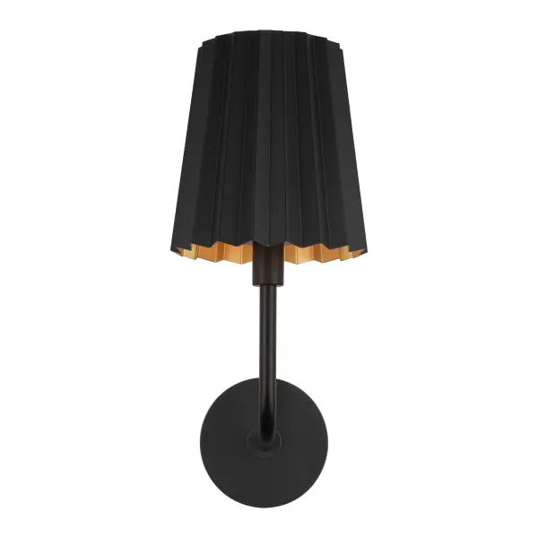 Plisse 7-Inch Wall Sconce in Aged Gold - Image 6