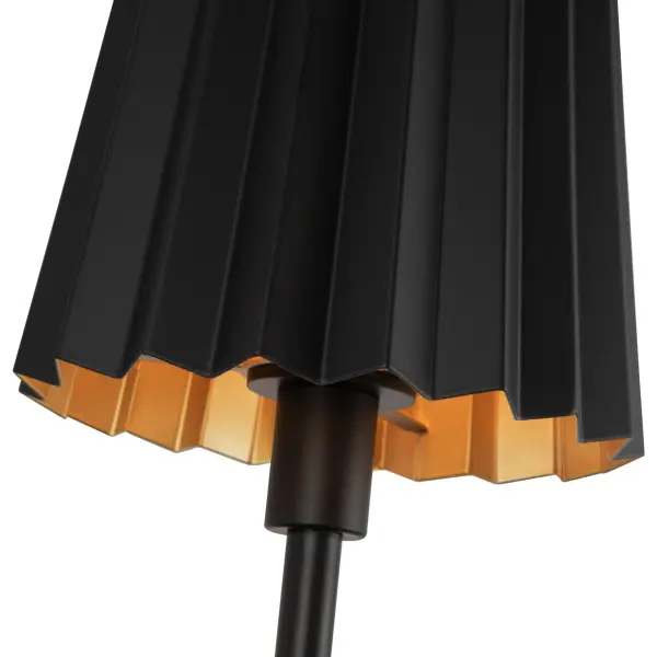 Plisse 7-Inch Wall Sconce in Aged Gold - Image 9