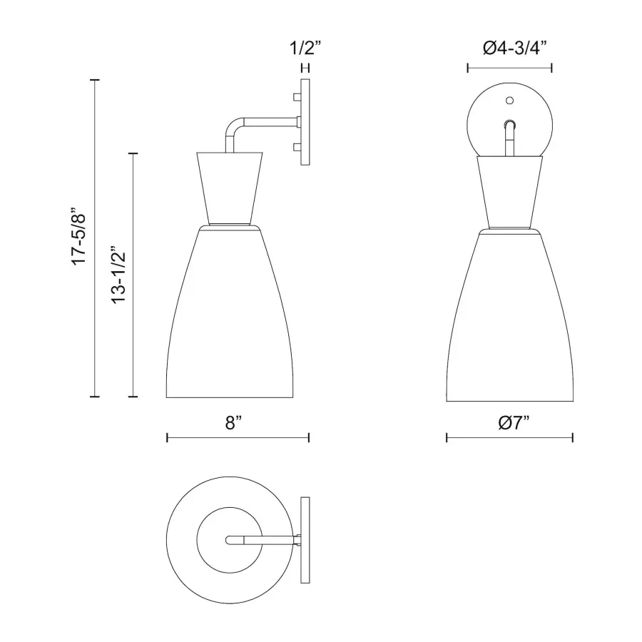 Arlo 7-Inch Wall/Vanity Light - Image 8