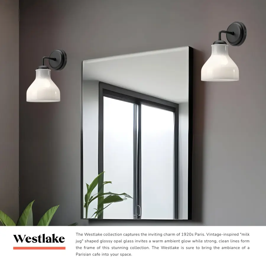 Westlake 6-Inch Wall/Vanity Light in Matte Black - Image 4