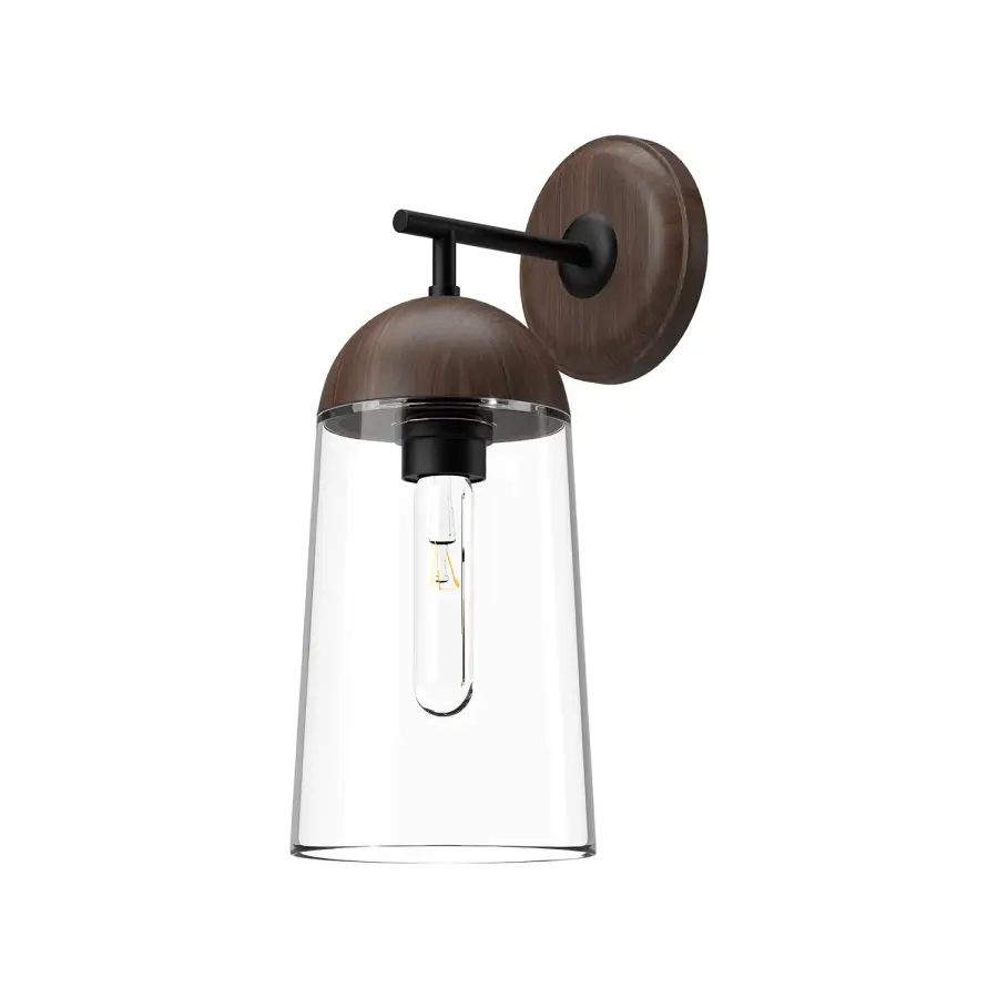 Emil 7-Inch Wall/Vanity Light in White Oak - Image 2