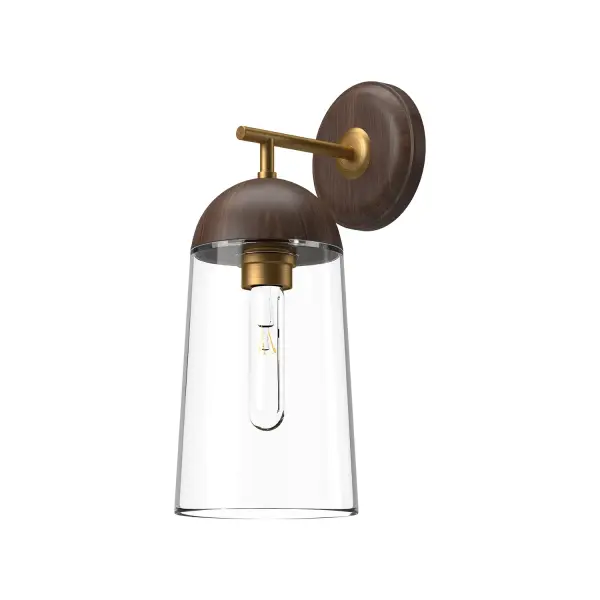 Emil 7-Inch Wall/Vanity Light in White Oak - Image 3