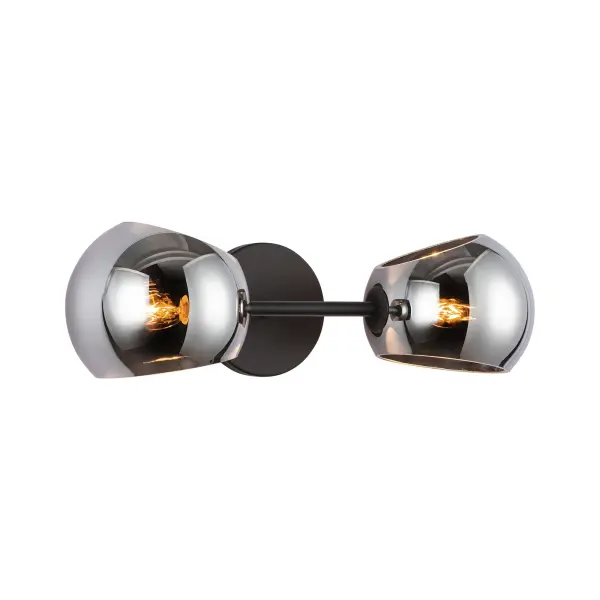 Willow 17-Inch Wall/Vanity Light in Brushed Gold with Clear Glass - Image 2