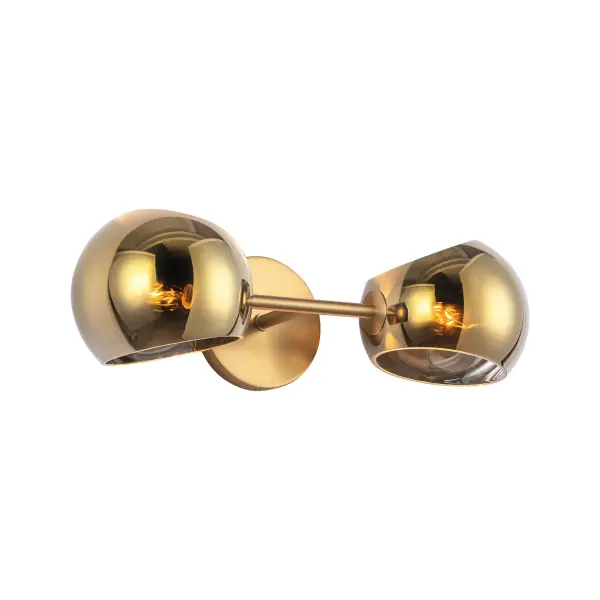 Willow 17-Inch Wall/Vanity Light in Brushed Gold with Clear Glass - Image 18