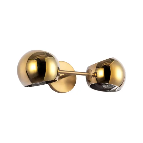Willow 17-Inch Wall/Vanity Light in Brushed Gold with Clear Glass - Image 19