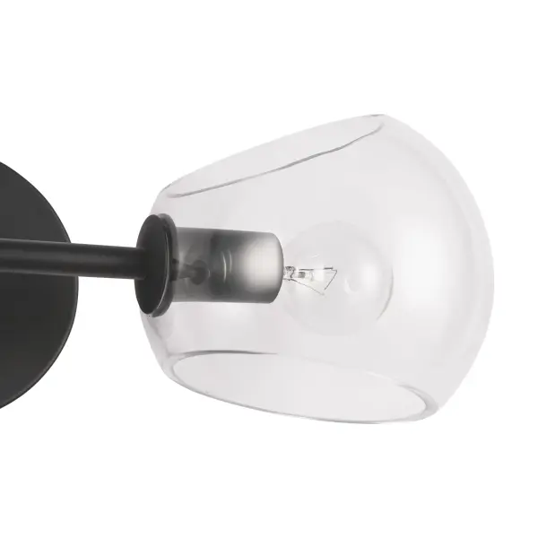 Willow 17-Inch Wall/Vanity Light in Brushed Gold with Clear Glass - Image 9