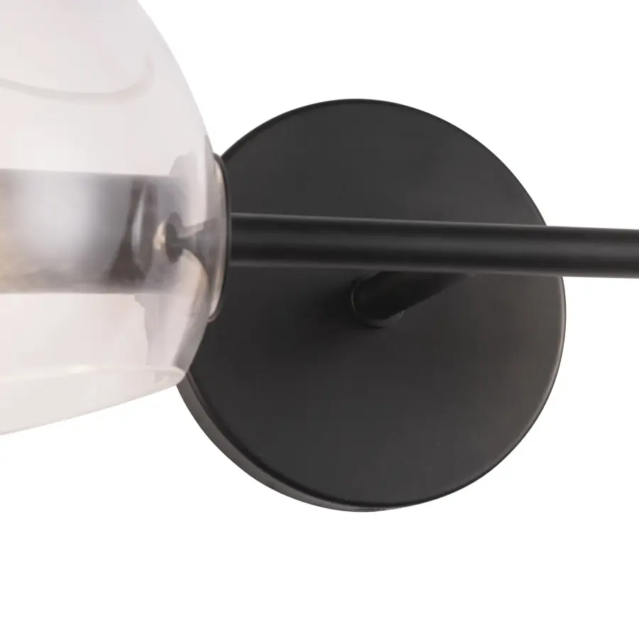 Willow 17-Inch Wall/Vanity Light in Brushed Gold with Clear Glass - Image 10
