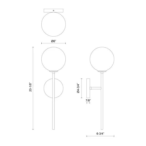 Cassia 20-Inch Wall/Vanity Light - Image 15