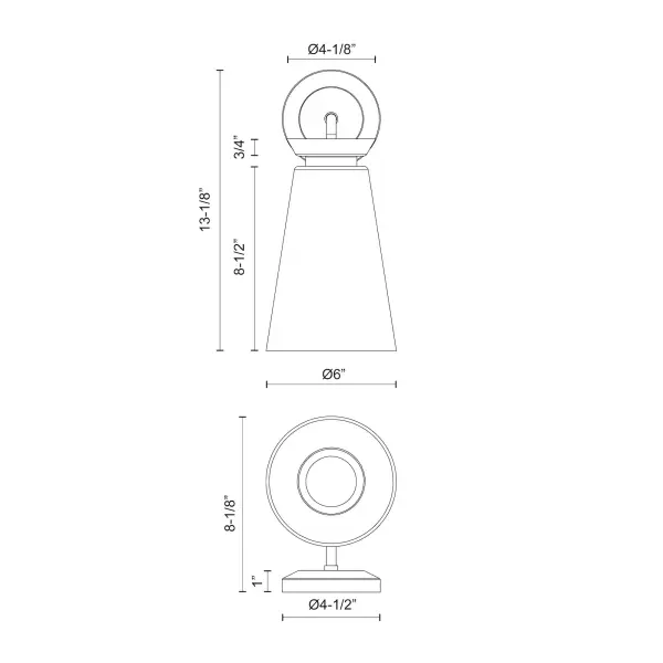 Salem 6-Inch Wall/Vanity Light - Image 7