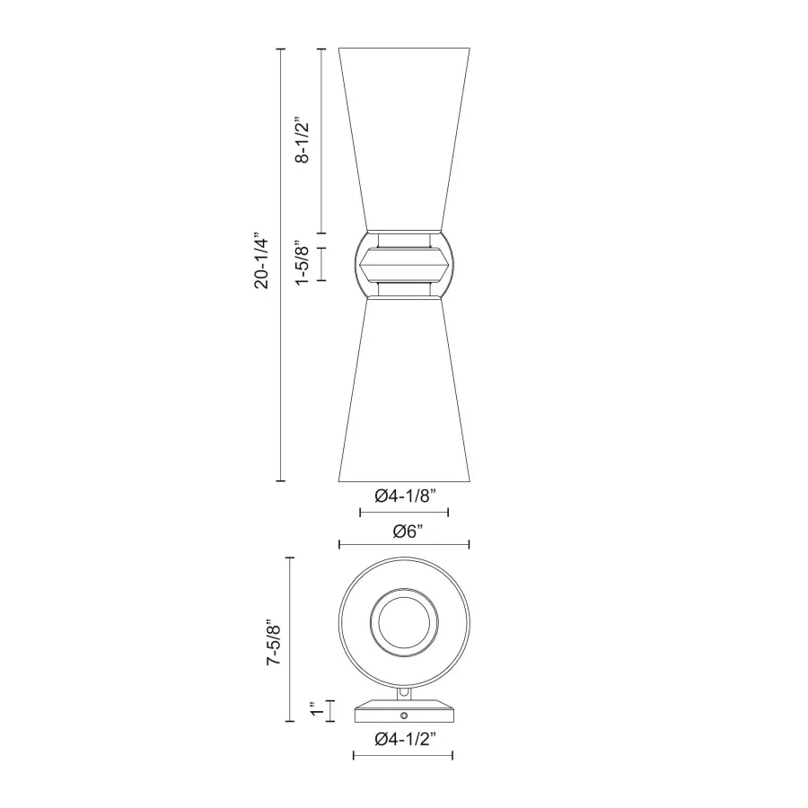 Salem 6-Inch Wall/Vanity Light - Image 7