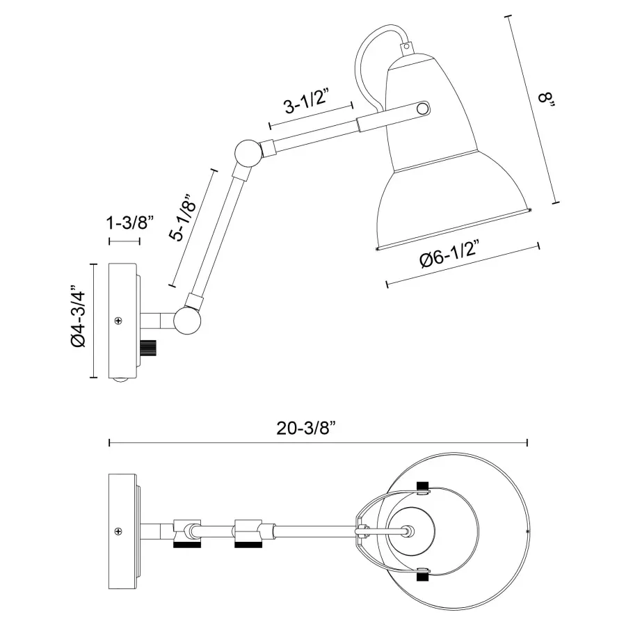 Felix 6-Inch Wall/Vanity Light - Image 7
