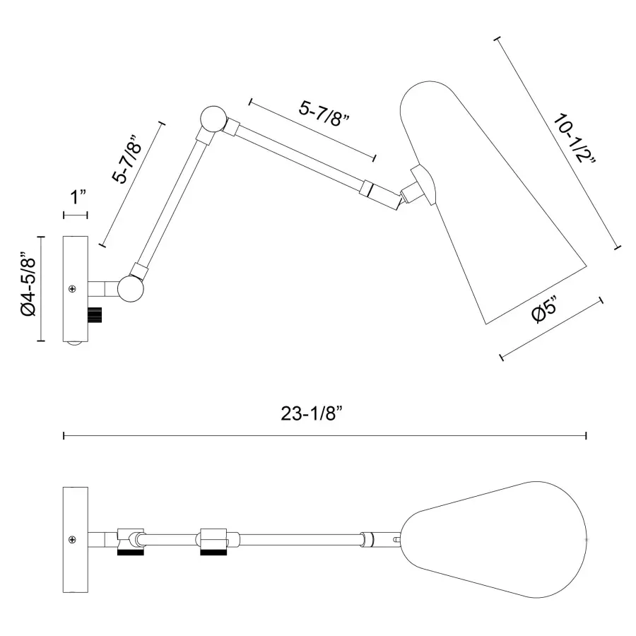 Daniel 24-Inch Wall/Vanity Light - Image 6
