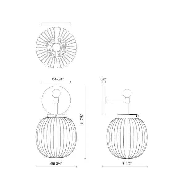 Cherise 7-Inch Wall/Vanity Light - Image 11