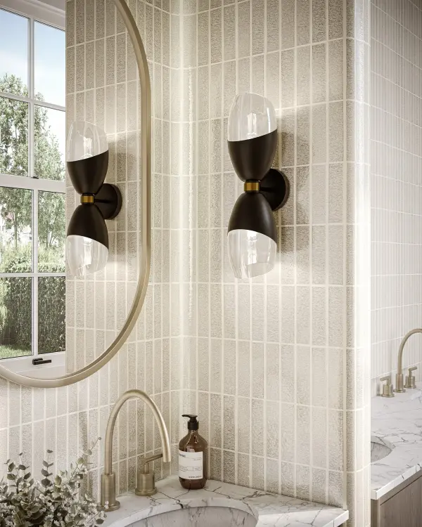 Capri 5-Light Wall/Vanity Light in Chrome with Clear Glass - Image 3