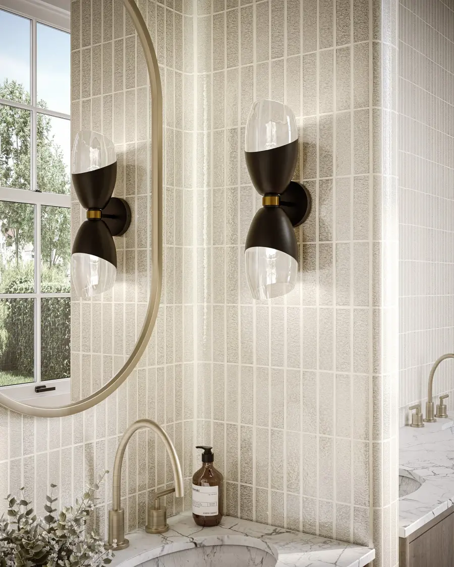 Capri 5-Light Wall/Vanity Light in Chrome with Clear Glass - Image 3