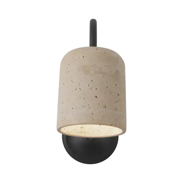 Bromley 5-Inch Wall Sconce with Travertine Shade - Image 11