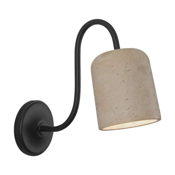 Bromley 5-Inch Wall Sconce with Travertine Shade - Image 3