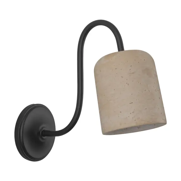 Bromley 5-Inch Wall Sconce with Travertine Shade - Image 4