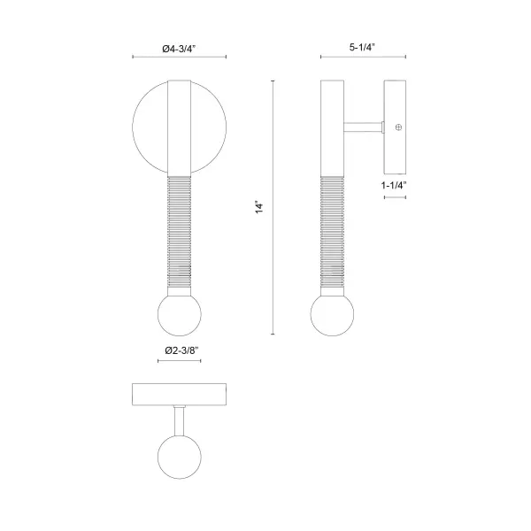 Arden 14-Inch Wall/Vanity Light - Image 9