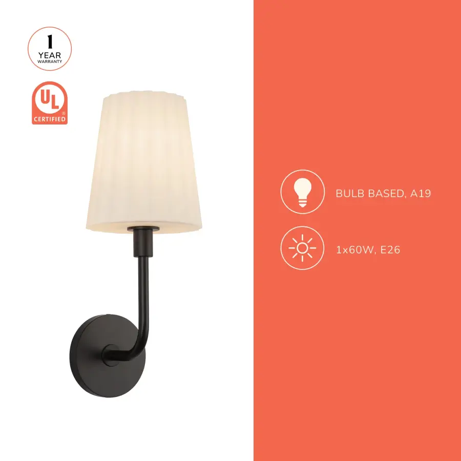 Plisse 7-Inch Wall/Vanity Light - Image 16