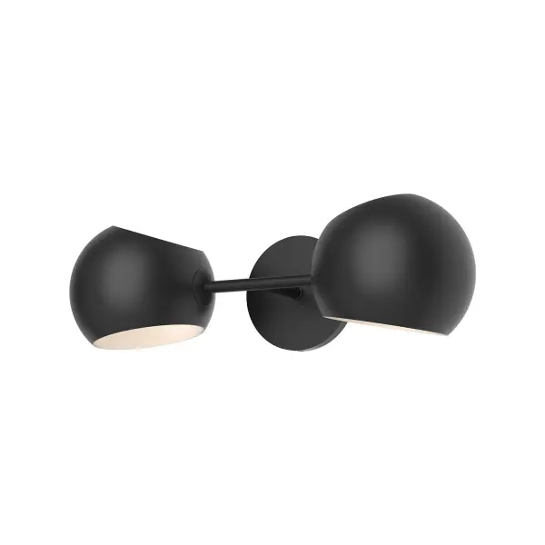 Willow 17-Inch Wall/Vanity Light in Matte Black - Image 1