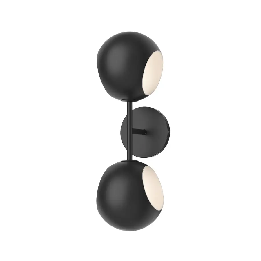 Willow 17-Inch Wall/Vanity Light in Matte Black - Image 2
