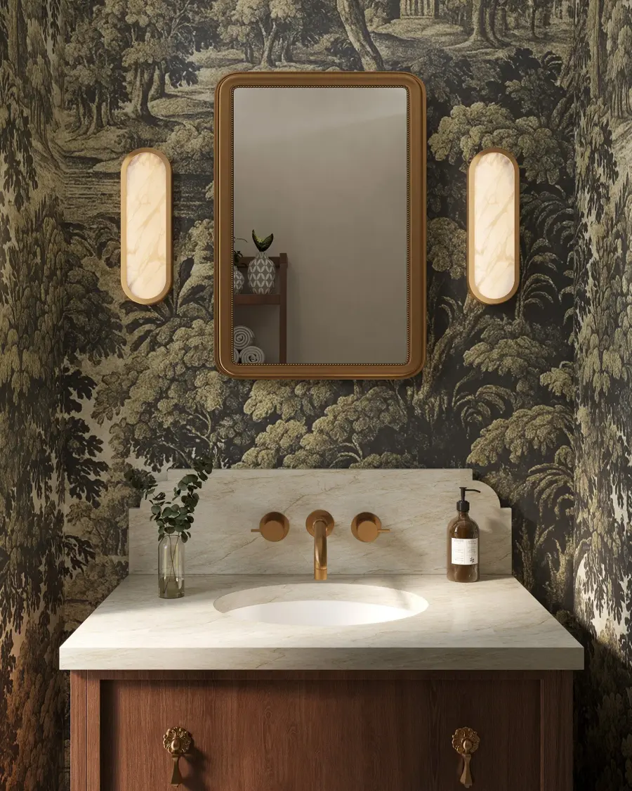 Evelyn 16" Pill-Shaped Wall Sconce - Image 2