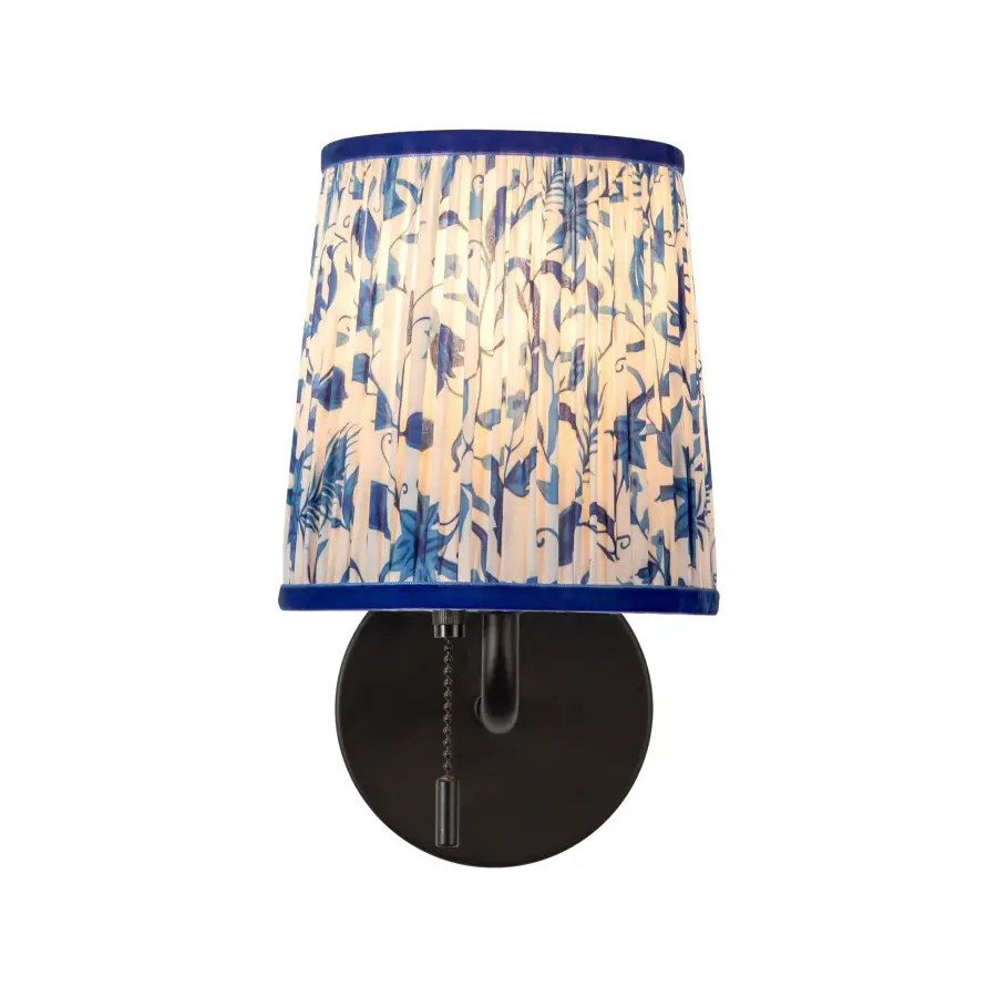 Scout 6-Inch Wall Sconce with Pleated Linen Shade - Image 11