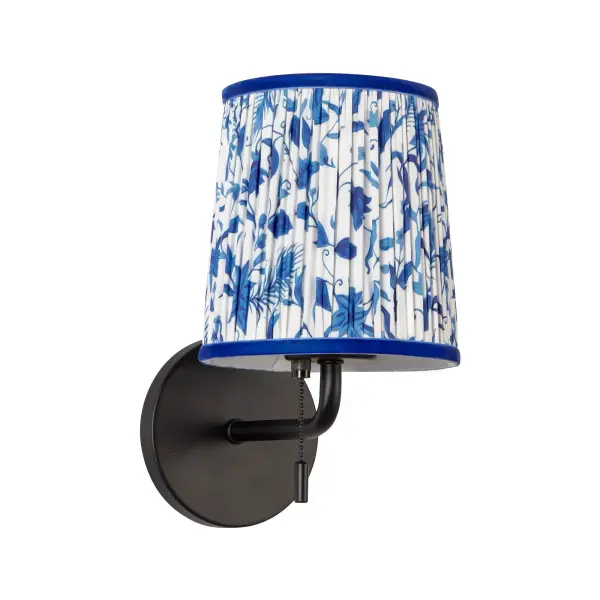 Scout 6-Inch Wall Sconce with Pleated Linen Shade - Image 12