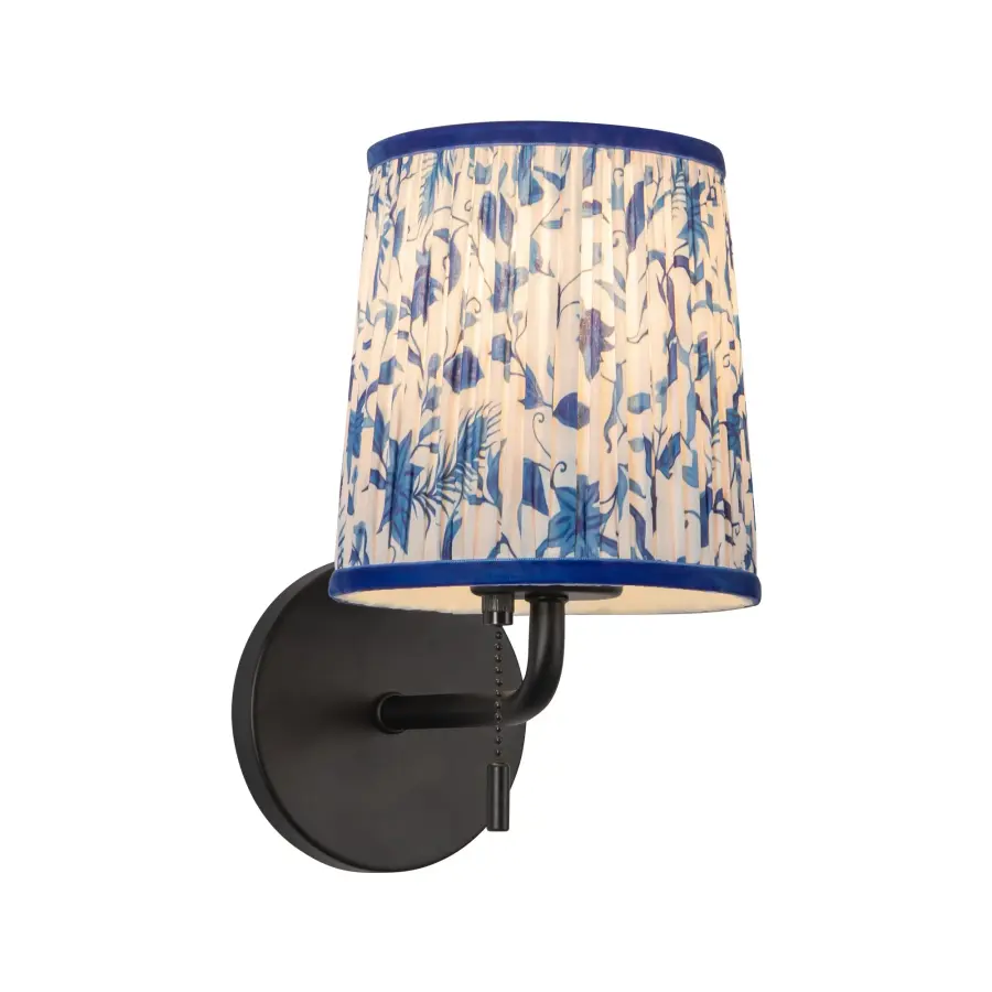 Scout 6-Inch Wall Sconce with Pleated Linen Shade - Image 13