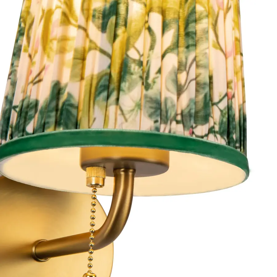 Scout 6-Inch Wall Sconce with Pleated Linen Shade - Image 17