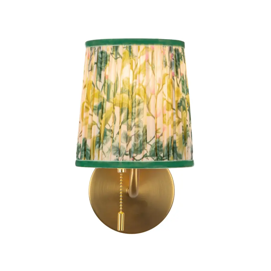 Scout 6-Inch Wall Sconce with Pleated Linen Shade - Image 18