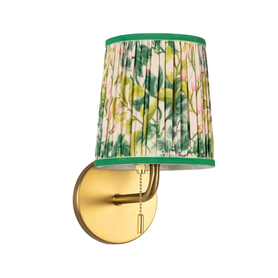 Scout 6-Inch Wall Sconce with Pleated Linen Shade - Image 19
