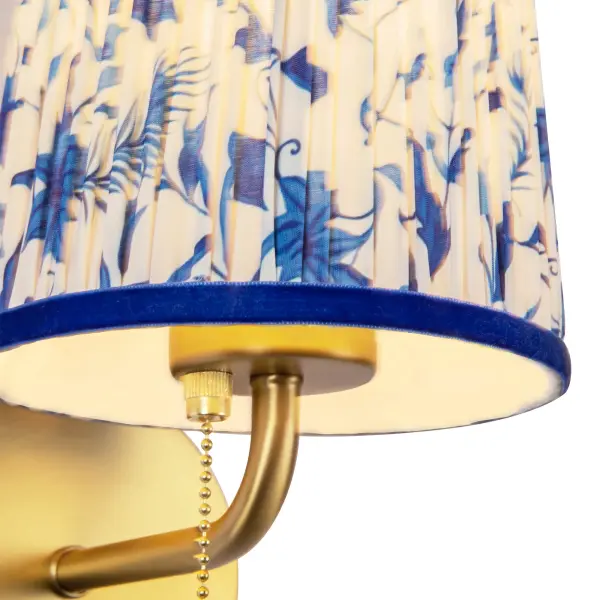 Scout 6-Inch Wall Sconce with Pleated Linen Shade - Image 20