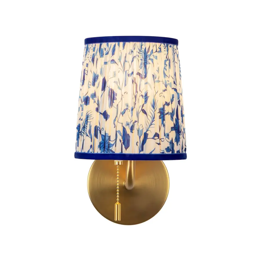 Scout 6-Inch Wall Sconce with Pleated Linen Shade - Image 21