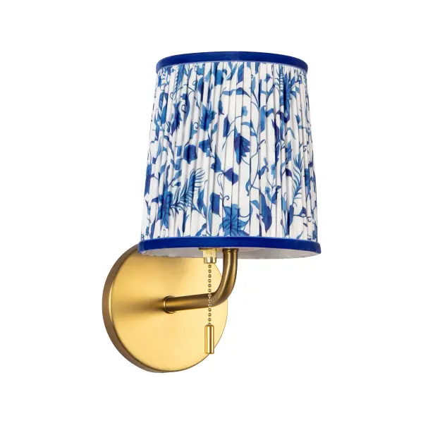 Scout 6-Inch Wall Sconce with Pleated Linen Shade - Image 22