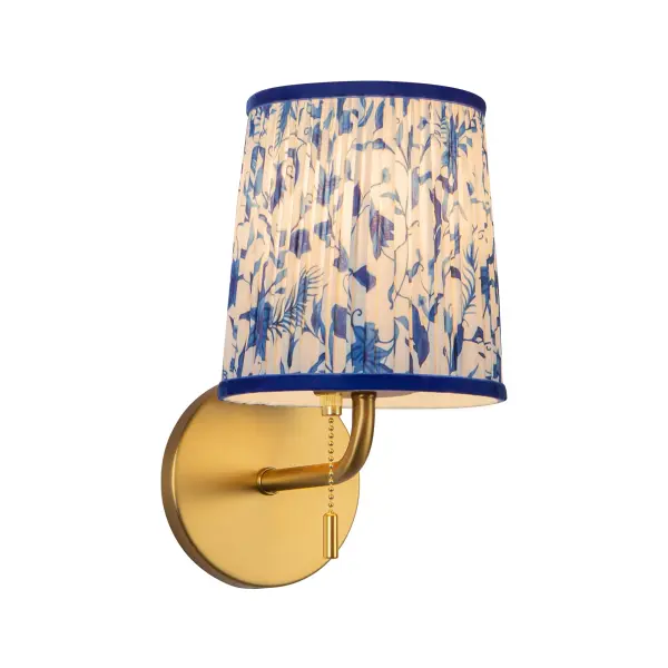 Scout 6-Inch Wall Sconce with Pleated Linen Shade - Image 23