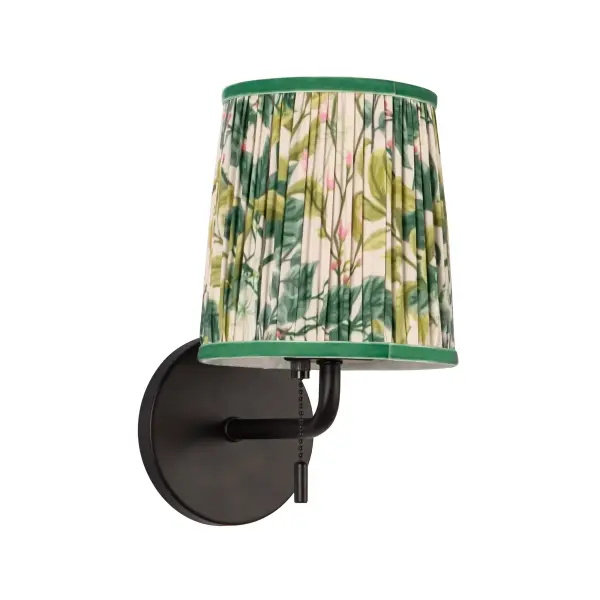 Scout 6-Inch Wall Sconce with Pleated Linen Shade - Image 7