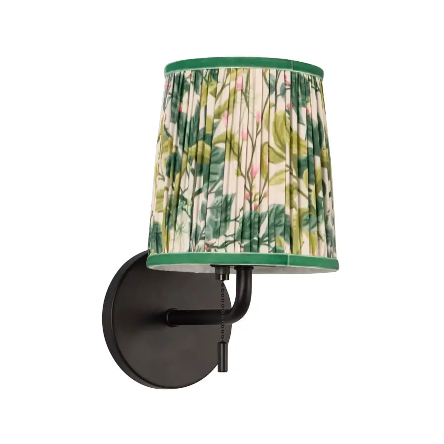 Scout 6-Inch Wall Sconce with Pleated Linen Shade - Image 7