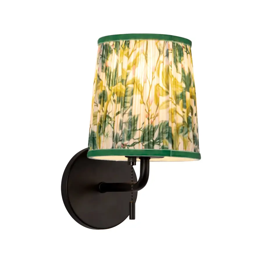 Scout 6-Inch Wall Sconce with Pleated Linen Shade - Image 8