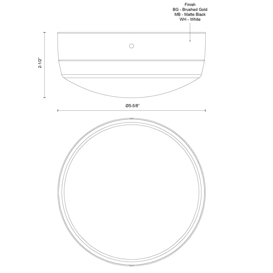 Hugo 5-in Fan Light Kit in Matte Black - Image 6