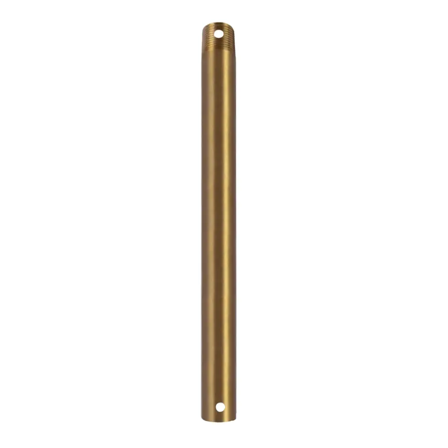 12" Brushed Gold Fan Downrod - Image 2