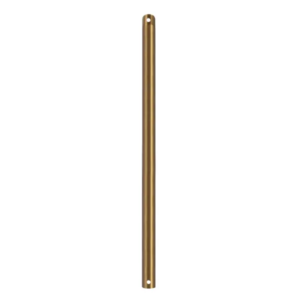 This 24-inch downrod provides the perfect solution for rooms with higher ceilings, ensuring optimal air circulation while adding a sophisticated brushed gold accent. Compatible with all CF-based ceiling fans. - alternate view